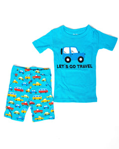 Car pajamas for boys
