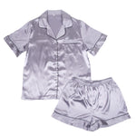 Load image into Gallery viewer, Purple Satin Pajama Set
