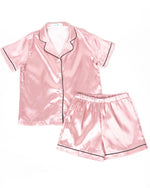 Load image into Gallery viewer, Pink Satin Pajama Set
