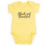 Load image into Gallery viewer, Black and Beautiful short sleeve onesie
