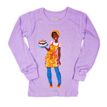Load image into Gallery viewer, Purple Pajama Shirt
