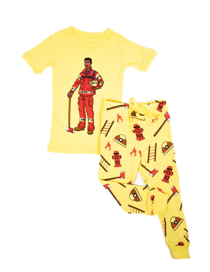 Boys firefighter pajamas