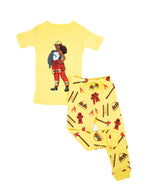 Load image into Gallery viewer, Black firefighter pajamas
