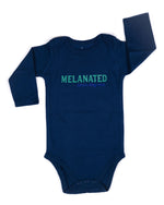 Load image into Gallery viewer, Melanated Since Day One long sleeve onesie
